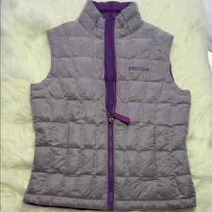 Marmot Kids Lavender Quilted Vest